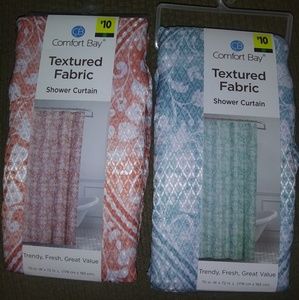 $10 for both Fabric shower Curtains